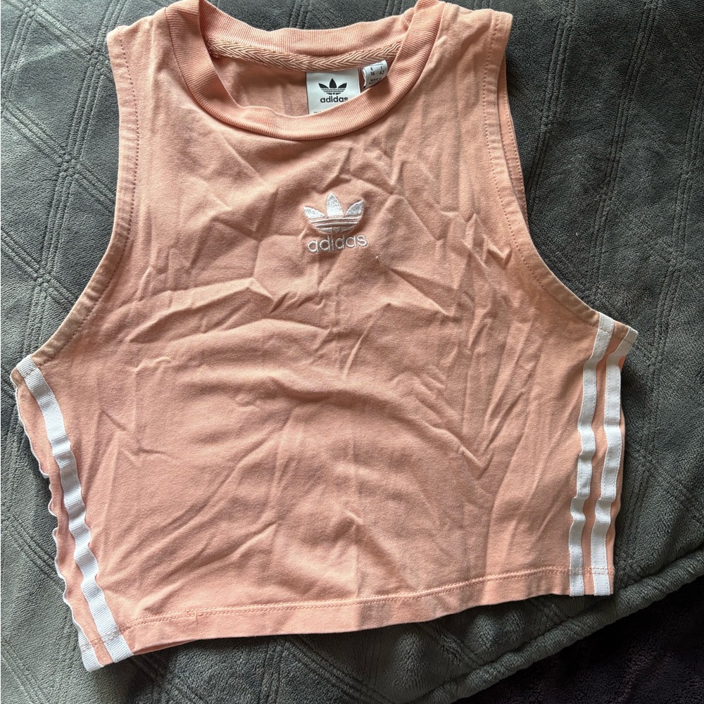 Adidas Coral crop top